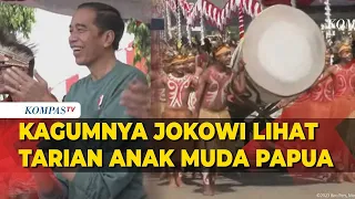 Presiden Jokowi Dibuat Kagum oleh Penampilan Anak-Anak Papua