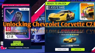 Asphalt 9 Unlocking Chevrolet Corvette C7.R Optimise Gaming