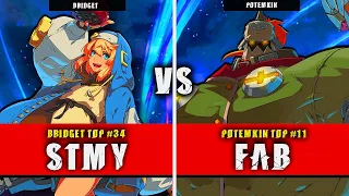 GGST | STMY (Bridget) VS FAB (Potemkin) | Guilty Gear Strive High level gameplay