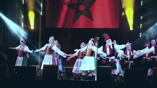 The St. Mary's Folk group from Poland had their dance show at World Folklore Days in #marrakech