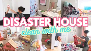 CLEAN WITH ME | MESSY HOUSE CLEANING MOTIVATION | MOM LIFE