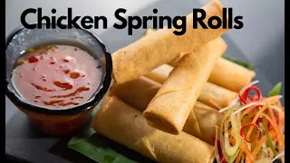 How To Make Chicken Spring Rolls The Easy Way