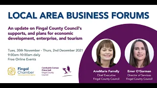 Local Area Business Forum (Blanchardstown, Mulhuddart, Castleknock areas) | November 2021