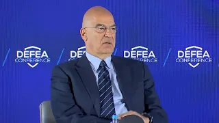 Ο Υπουργός Εθνικής Άμυνας, Νίκος Δένδιας στο Defea Conference