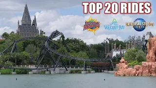 Top 20 Rides at Universal Orlando Resort | Best at Islands of Adventure, Volcano Bay, & Studios