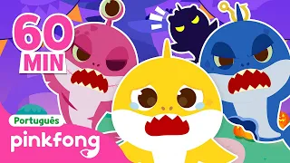 NOVOS ⭐️ É HALLOWEEN ⭐️ | 👻 Infantil | + Completo | Pinkfong, Bebê Tubarão! Canções para Crianças