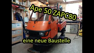 Ape 50 ZAPC80 | Projektvorstellung und erste Schritte