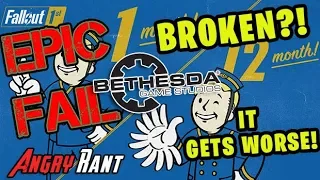 It gets WORSE! Fallout 76 Subscription BROKEN at Release!