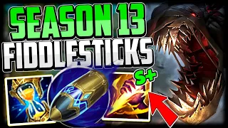 HOW TO PLAY FIDDLESTICKS JUNGLE & CARRY FOR BEGINNERS + Best Build/Runes Season 13 League of Legends