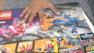 Lego guardians of the galaxy Milano vs abilisk unboxing