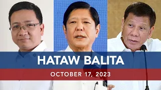 UNTV: HATAW BALITA |  October 17, 2023