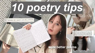 10 poetry tips to write better poems🦢✒️my poetry secrets for beginners/how to start writing poetry