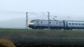 Trains on the ECML 15th November 2014