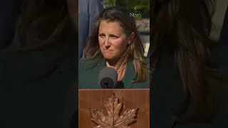 Chrystia Freeland on receiving a speeding ticket #shorts