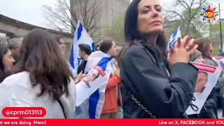 Pro Israel counter rally