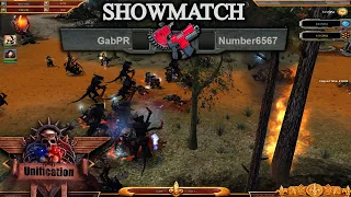 Showmatch: Dawn of War - Unification [v.7.0] # GabPR vs Number6567 [PvP][1vs1]