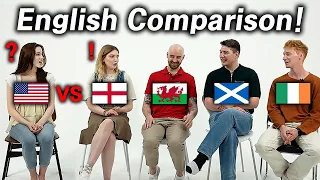 American Shocked by ENGLISH from England, Scotland, Ireland and Wales l Can You Understand?