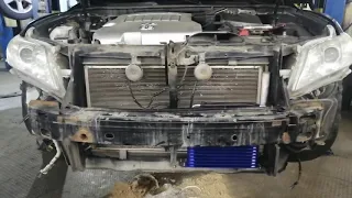 Установка дополнительного радиатора АКПП Тойота Камри