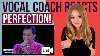 Vocal Coach Reacts to Dancing With The Devil Live by Demi Lovato