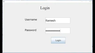 Java Swing Login App (Login, Logout, Change Password) with Database in Eclipse