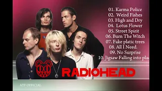 Radiohead Top 10 Best Songs - Radiohead Greatest Hits Playlist..