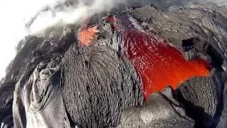 12 10 11 Lava Flow Hawaii Kilauea Volcano Lava Flow GoPro Hero 2