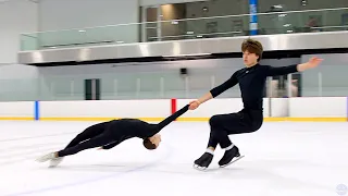 Martina Ariano Kent & Charly Laliberté-Laurent skating to 'The Proclaimers' (2023 Short Program)