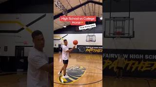 High School vs College Trick Shot Horse🏀!!