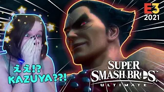 MY BOY!! Kazuya Trailer Reaction | Smash Bros. Ultimate × Tekken E3 2021