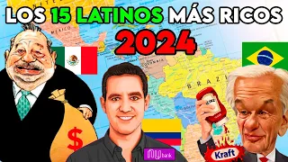 LAS 15 PERSONAS MÁS RICAS DE LATINOAMÉRICA 2024 (ENGLISH SUBTITLES)