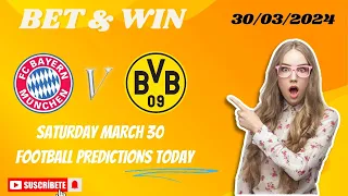 Football Predictions Today 30-03-2024 | Betting Tips Today | England Premier League