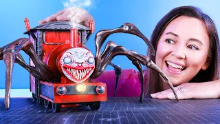 We made a NIGHTMARE TRAIN! Choo Choo Charles Animatronic