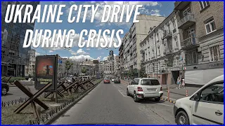 ACTUAL SITUATION - City Drive through KIEV, UKRAINE in JUNE 2022!!!