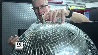 Setting Up A New Mirror Ball For Vertical Mounting with Motos and FlexStand with JohnYoung #DJNTV