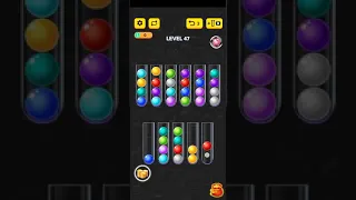 Ball Sort Puzzle 2021 Level 47 Gameplay walkthrough solution