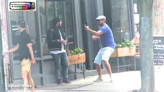 Leonardo DiCaprio Pulls Prank On Jonah Hill In New York