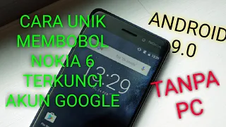 NOKIA 6 TA-1021 BYPASS FRP UNLOCK GOOGLE ACCOUNT ANDROID 9 0