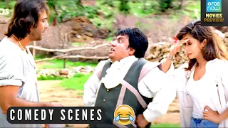 मेरे पिताजी बोहोत बड़े शिकारी थे | दौड़ कॉमेडी सीन | Sanjay Dutt | Daud Chako Comedy Scene |  Urmila