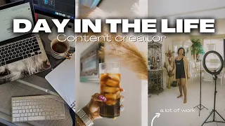 Day In The Life as A CONTENT CREATOR | Bts of what you don't see, this is a lot of work!!