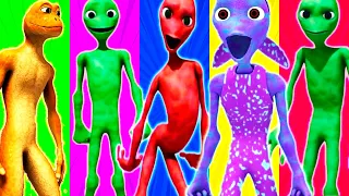 Dame tu Cosita VS Me Kemaste VS Alien Green VS Patila VS Hulk VS Bad Santa Color dance challenge