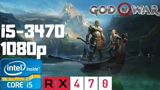 God of War PC (Steam) All Settings | i5-3470 | RX 470 4GB | 16GB RAM DDR3 | 1080p PC Benchmark