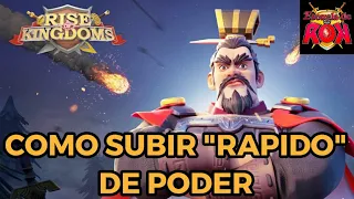 Guia F2P: Como Subir de Poder RAPIDO??? - Rise of Kingdoms en Español