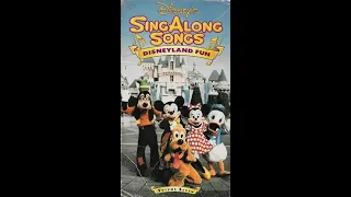 Closing to Disney's Sing-Along Songs: Disneyland Fun 1990 VHS