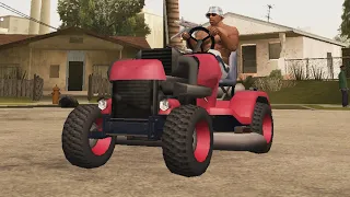 The Overpowered Turbo Mower as Mower ( GTA San Andreas vehicle mod )