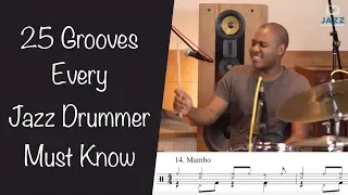 25 Grooves Every Jazz Drummer (and instrumentalist) Must Know w/ Bryan Carter