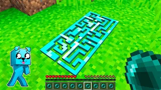 NAJMNIEJSZY DIAMENTOWY LABIRYNT w Minecraft!