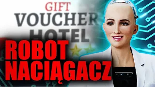 DARMOWY VOUCHER DO HOTELU - ROBOT UDAJE CZŁOWIEKA I NACIĄGA LUDZI