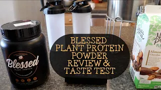 Blessed Vegan Protein Powder | Review & Taste Test