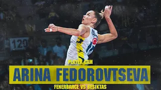 PLAYER CAM: ARINA FEDOROVTSEVA (FENERBAHCE VS BESIKTAS) ‼️