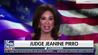Fox 'Justice with Judge Jeanine' assistant caught on air fixing hair